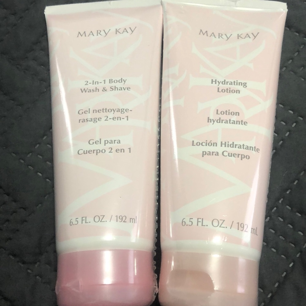 Mk wash&shave and hydrating lotion